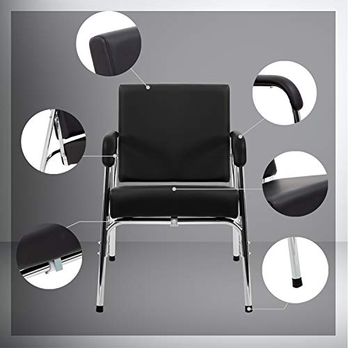 R/E Auto-Reclining Shampoo Chair For Beauty Salon Or Barber With Lumbar Support For Optimum Comfort With Extended Cushion Armrests #TOP6