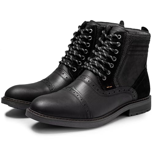 Image of Arkbird Mens Chelsea Boots, Stylish and Comfort Leather Chukka Ankle Boots with Zipper