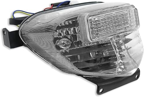 Feu arrière à LED pour Suzuki GSXR 1000 2001-2002 avec clignotants intégrés