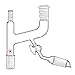 ACE GLASS 5150-29 Series Claisen with PTFE Stopcock Adapter