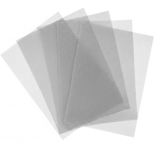 5 Pcs Fine Mesh 12x8 Inch (300x210mm), Fine Wire Mesh, Metal Mesh - Stainless Steel Woven Wire 20 Mesh Sheet for Rodent Proofing, Window Screens & Drain Covers, Insect Barrier Mesh