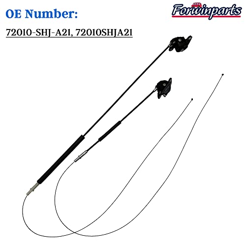 Forwinparts Power Sliding Door Cable Kit W/O Motor Left LH Side for Honda Odyssey 2005-2010 3.5L 3471cc SOHC V6 72010-SHJ-A21 72010SHJA21