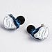 Linsoul KZ ZS10 Pro, 4BA+1DD 5 Driver in Ear Monitor, HiFi Wired Earbuds, Gaming Earbuds, Hybrid IEM Earphones with Stainless Steel Faceplate, Detachable Cable for Musician (Without Mic, Blue)