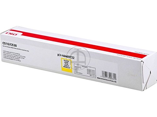 Toner yellow OKI MC 562 DN d'origine de 5000 pages pour imprimante laser