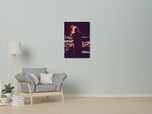 Miniatura 5 de Linkin Park Vocalist - Arte de pared para sala de estar y dormitorio, impresiones sobre lienzo, 1 pieza enmarcada o sin marco, regalo para mujeres y