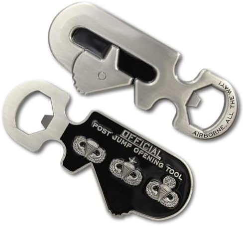 Airborne All The Way Post Jump Opening Tool Static Line Bottle Opener image 2