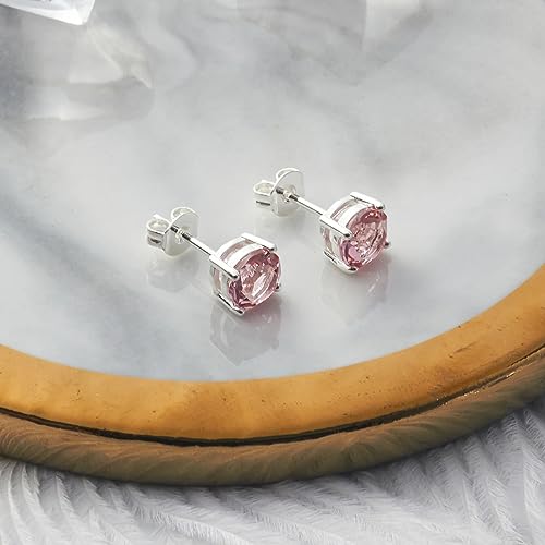 Philip Jones October (Tourmaline) Birthstone Earrings Created with Zircondia® Crystals - Image 6