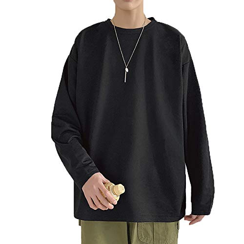 Derrick Aled(k) zhuke Camisetas De Manga Larga para Hombre Camisa con Cuello...