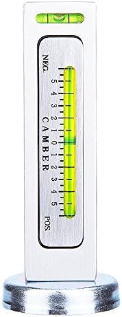 Eurobuy Universal Adjustable Magnetic Gauge Tool, Car Magnetic Gauge Tool Truck Camber Castor Strut Wheel Hub Alignment Tool