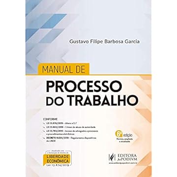 Capa do livro Manual de Processo do Trabalho