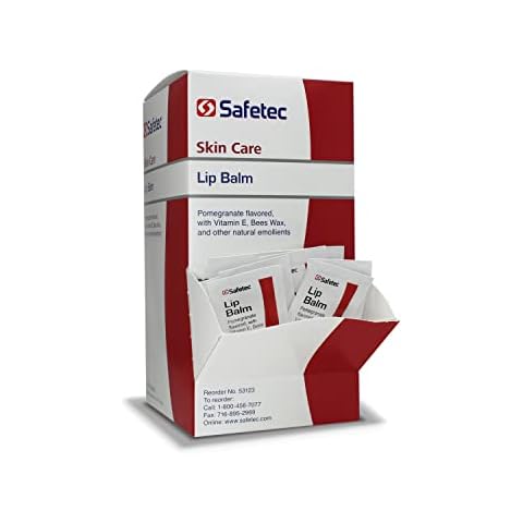Safetec Lip Balm.5 g. Pouch 144 ct. Box (12 Boxes/case) Cover