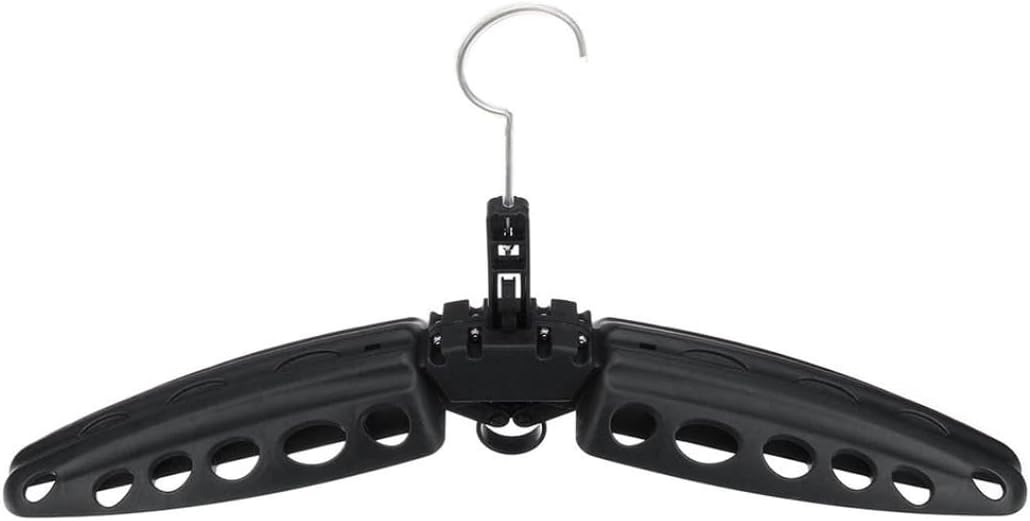 Mo're Wetsuit Hanger Foldable Surfing Suit Hangers Scuba Diving Accessory Folding Vented Hanger (Black)