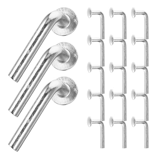 LIFKICH Pasadores Resistentes Galvanizados de Hierro M5 de Seguridad E 70 Piezas y Fáciles de Instalar para Estanterías de Palets para Almacenes Instalaciones Industriales