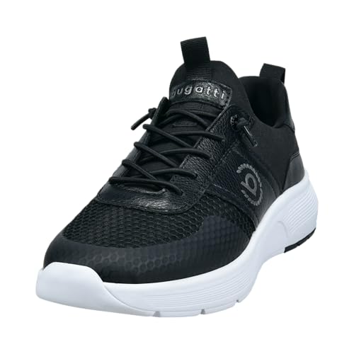 bugatti Damen Sandaletten, Frauen Sandalen,Sommersandalen,bequem,flach,Sommerschuhe,Freizeitschuhe,offene Schuhe,schwarz (1000),39 EU/EU UK