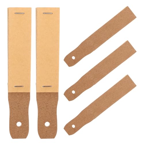 Zerodeko Lot de 5 Planches de Papier de Verre D'artiste pour Affûtage Facile des Crayons, Matériau en Panneau de Densité, pour Peinture et Classe