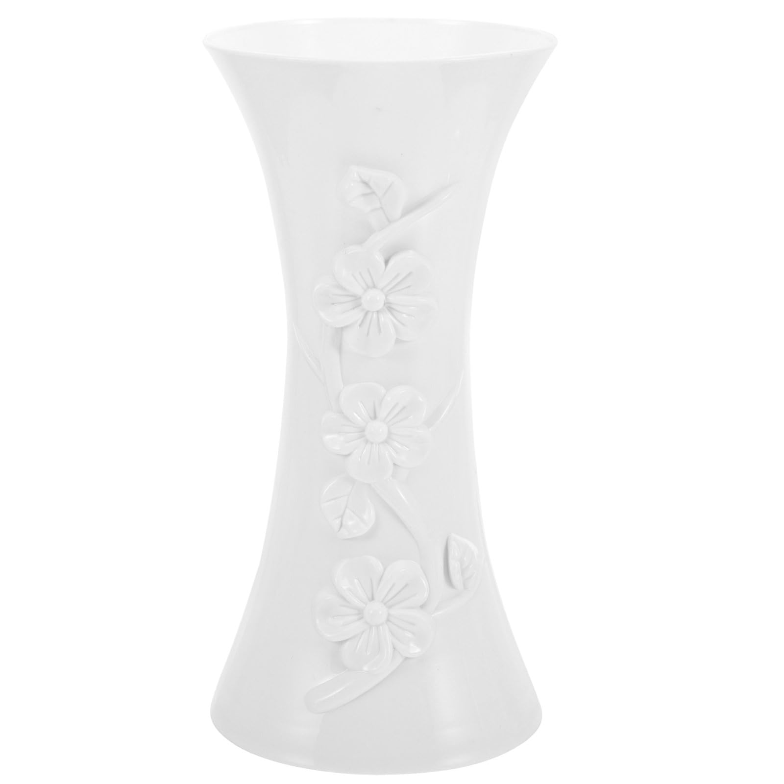 Ciieeo Jarrón De Plástico para Flores Secas Y Artificiales Elegante Y Decorativo para Oficina Y Hogar Compacto para Centros De Mesa Y Arreglos