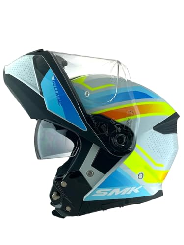 Casque modulable SMK Gullwing avec double visière solaire pour long trajet