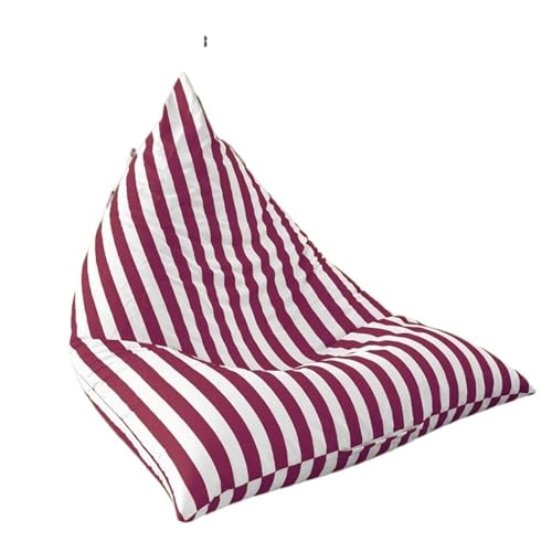 QWWQYDY Funda para Silla De Puf Funda Impermeable For Puf De Exterior, Ideal For Piscina, Playa, Cine, Eventos, Etc. 【¡Sin Relleno! ¡Compra El Relleno Tú Mismo!】(Red)