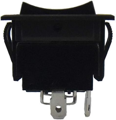 Trailer Power Jack Switch Replacement for LCI Lippert Recpro F2C and Others - 4 Pin, 4 Wire, Polarity Reversing (1 pack)