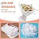 MICHIHOMIE 110 Blatt Seidenpapier Weiß, 50x70 cm Packseide Verpackungsmaterial, Seidenpapier Geschenkpapier für Füller Blumen Kunsthandwerk Geburtstag Hochzeit Deko Basteln Verpacken DIY
