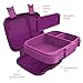 Bentgo® Fresh – Leak-Proof, Versatile 4-Compartment Bento-Style Lunch Box with Removable Divider, Portion-Controlled Meals for Teens and Adults On-The-Go – BPA-Free, Food-Safe Materials (Purple)