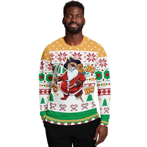 Yo Ho Ho Pirate Santa Sweatshirt, alternative view 1