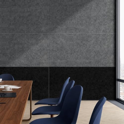 Image of YGM Acoustic Foams Luxury PET Felt Acoustic Self Adhesive Panels, 10 MM Thick, Sound Absorbing Panels for Wall | Room Noise Reducer & Sound Dampening (Pure Beige, 1x2 Foot - 32 Panels)