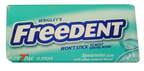 Freedent Spearmint Gum - 12 Pack by Freedent