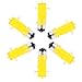 6 PCS DC Electric Motor 3V-6V Dual Shaft Geared TT Magnetic Gearbox Engine，DIY for Arduino Smart Car Robot Toys Cars Chassis Models Vibration Products (6)