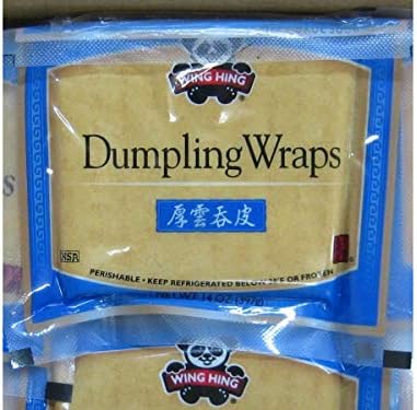 Wing Hing Dumpling Wrap, 14 Ounce -- 24 per case.