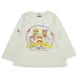 [バンダイ] クラシック ea3483azz 秋冬 アンパンマン 天竺 仲間たち Ａライン 長袖Ｔシャツ ベビー アイボリー