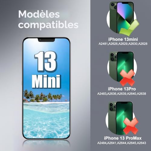Écran pour iPhone 13 Mini LCD 5.4" DTD kit de réparation tactile complet - 2