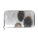 Typ: Lange Geldbörse mit Reißverschluss, insgesamt 12 Kartenfächer, 3 Bargeldfächer, 1 Fach mit Reißverschlüssen.