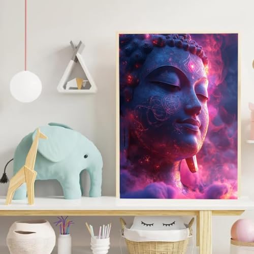 GUUOYUAL 5D Bricolage Bouddha Diamond Painting, DIY Broderie Dessin Zen Diamant Painting Kit Complet, Peinture Diamant Artisanat Point de Croix Painting pour Adultes Débutants 20 x 30 cm C - 11 – vue 3