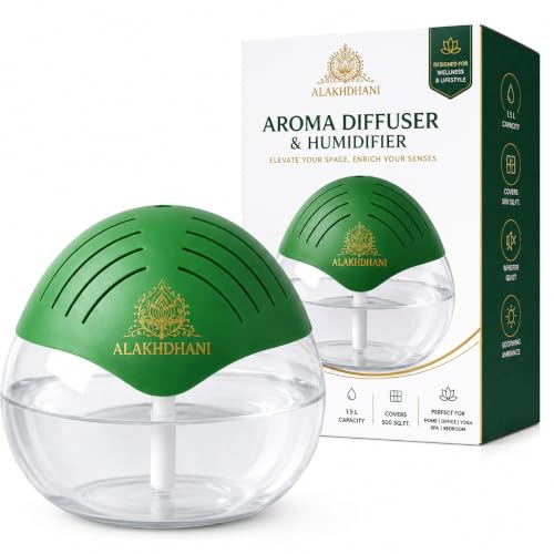 Image of Aroma Diffuser & Humidifier | 1.5L Essential Oil Diffuser | Covers 500 Sq.Ft | Perfect for Bedroom, Office, Home, Spa & Aromatherapy