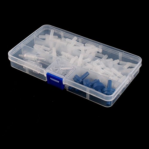 Ohaha Plastic Home Aquarium Air Pump Control Return Valve Tubing Connector Set 100In 1 #TOP2