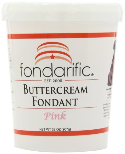 Fondarific Buttercream Pink Fondant, 2-Pounds