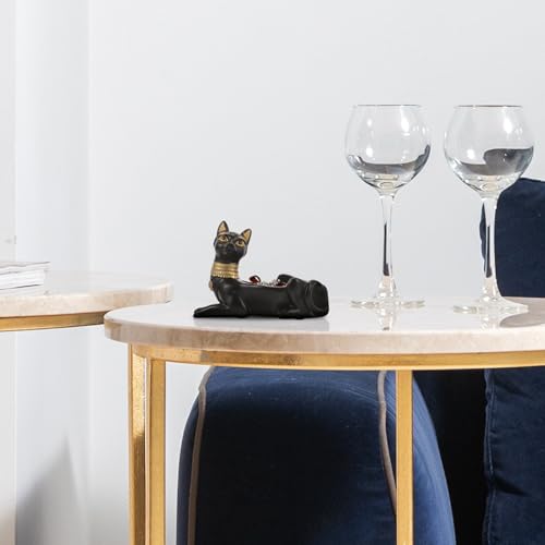 Support décoratif chat pour embellir la table basse du salon moderne - 5
