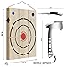 Crown Display Axe Throwing Target Board for Axe Throwing Game I Wooden Shooting Targets for Throwing Knives Throwing Axes and Hatchets I Made in The USA I Ax Throwing Game Set for Adults and Kids
