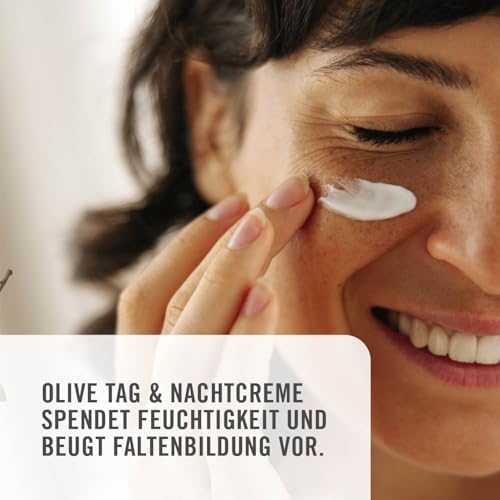 ARYA LAYA Olive Tag & Nachtpflege, 50 ml – Gesichtscreme mit intensivem Repair-Effekt, zur Belebung müder Haut, wirkt Verlust von Glätte & Spannkraft entgegen, Radikalfänger, vegan