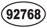 US Decal, Inc. Number 92768 Oval Sticker