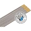 Blue Demon Welding Tungsten Electrodes, 1.5% Lanthanated, GOLD, EWLa-1.5, 3/32 in x 7 in 10 pc pack TE15L-332-10T
