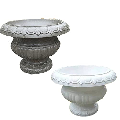 EAIVENY Planter Mold,Large Concrete Planter Mold for Flower Pot Making,11.41 * 11.41 * 10 Inch Concrete Mold, Flower Pot Mold for Garden Decoration - Thumbnail 3