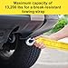 QBXMY7 Tow Straps Heavy Duty with Hooks, 2