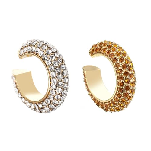 EHDWXVZM Paquete De 2 Clips para Las Orejas, Diseño Creativo De Clip, Clips para Las Orejas para Mujer, Cómodos De Llevar, No Requieren Perforación, Estilo Moderno, Adecuados para Diversas Ocasiones.