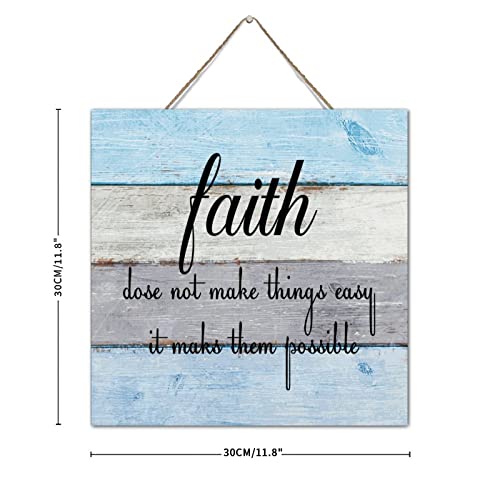 Décoration murale en bois vieilli rustique de 30,5 cm pour maison - 4
