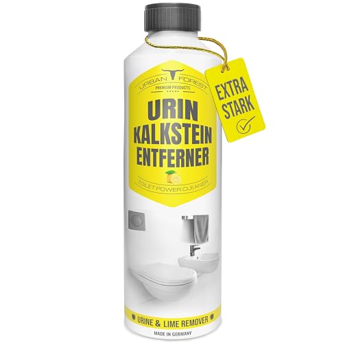 Urinsteinentferner & Urinsteinlöser extra stark | Kalkreiniger für Toiletten Reinigung im Badezimmer | WC Reiniger als WC-Bidet Reiniger & Toilettenreiniger von URBAN FOREST (1000ml)