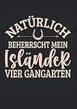  Notizbuch Tölt Spruch: Islandpferd Liebhaber Notizheft für Isländer Fan als Geschenk für 4 Gänge Tölt Motiv Islandpony Besitzer