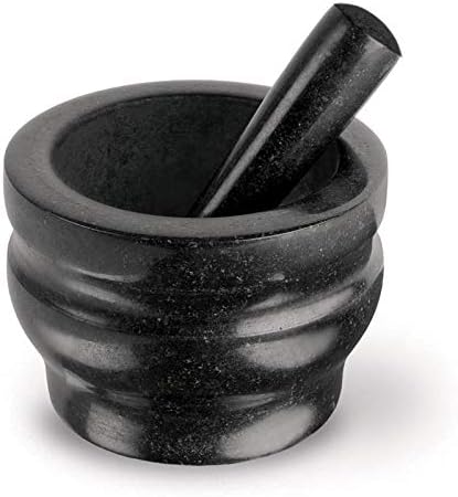 Cole & Mason Mortar/Pestle, 140 mm, Black