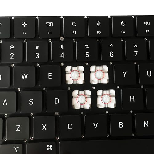 Capuchons transparents rétroéclairés pour clavier MacBook Air A2337